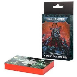 Games Workshop - Warhammer 40K - Chaos Space Marines - Datasheet Cards - 1 of 1