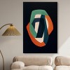 Art Remedy Distortion in Typefaces Contemporary Shapes Abstract Wall Art Unframed - 2 of 4