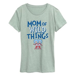 Women's - Dr. Seuss - Mom of Wild Things Short Sleeve Graphic T-Shirt - 1 of 4