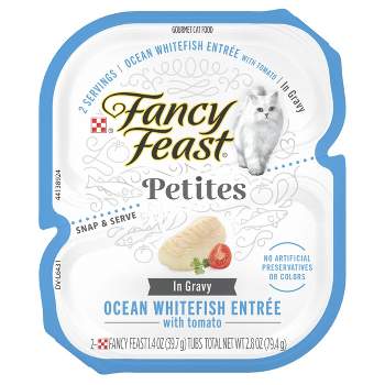 Fancy Feast Petites Ocean White Fish with Tomato Gravy Wet Cat Food - 2.8oz