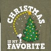 Boys' - Peanuts - Christmas Is My Favorite Short Sleeve Graphic T-Shirt - 2 of 4