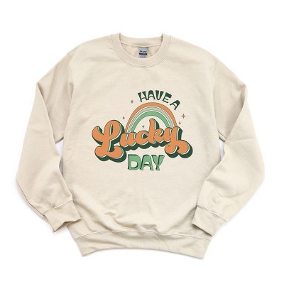Simply Sage Market Women's Graphic Sweatshirt Have A Lucky Day