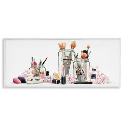 Stupell Industries Floral Makeup Collection Still Life, 30" x 13"