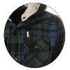 Gioberti Boy's 100% Cotton Removable Hoodie Plaid Checkered Flannel Shirt - 4 of 4