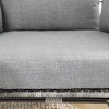 Oversized Egg Chair Style Wicker Chair with Canopy & 4 Cushions -Grey - 4 of 4