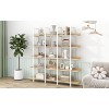 Grungis 5 Tier Decorative Bookshelf with Black Metal Frame,Storage Shelves for Living Room,Bedroom - 2 of 4