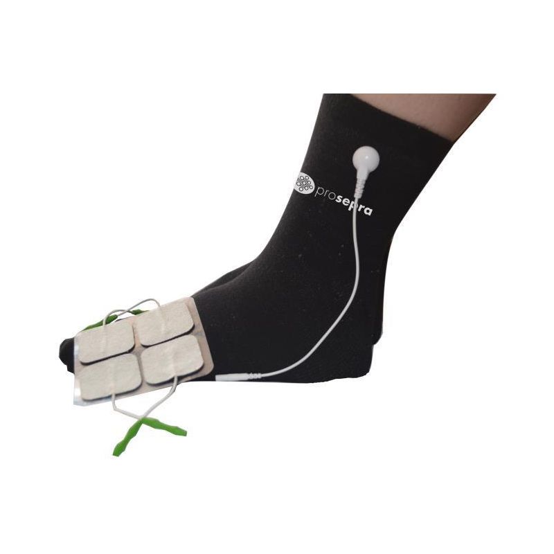 Prospera electronic pulse massager refill socks (one pair), cables, 4 refill pads, 1 of 7