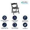 Flash Furniture Kids Resin Folding Chair with Vinyl Padded Seat - 2 of 4