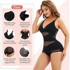 NEBILITY Neck Bra Bodysuit Shapewear for Women Tummy Control Waist Trainer Full Body Shaper Butt Lifter Briefs Jumpsuit Tops - 2 of 4
