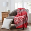 Sweet Home Collection NHL Detroit Red Wings Microfiber Plush Throw Blanket - 2 of 4