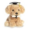 Aurora Small Pup Graduation Commemorative Stuffed Animal Brown 8.5" - 2 of 4