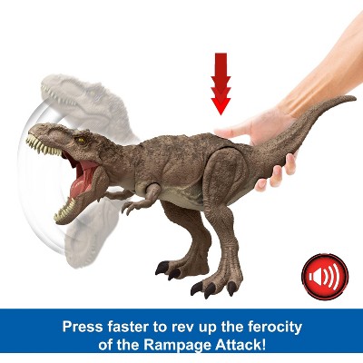 Jurassic World All-Out Attack Tyrannosaurus Rex Dinosaur Action Figure