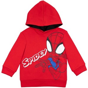 Marvel Spidey and His Amazing Friends Miles Morales Spidey and His Amazing Friends Pullover Hoodie Toddler  - 1 of 4