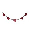 Transpac Fabric 57.09 in. Red White and Blue 4th of July Patriotic Heart Garland - image 2 of 4