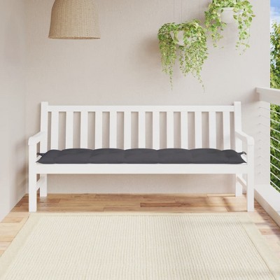 VidaXL Garden Bench Cushion Anthracite 70.9"x19.7"x2.8" Oxford Fabric