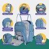 BabbleRoo Diaper Bag Backpack for Stylish Parents, Spacious Baby Bag, Versatile Baby Diaper Bag - 3 of 4