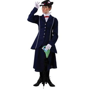 Orion Costumes Magical Nanny Adult Costume w/ Parrot Head Umbrella Cover - 1 of 1