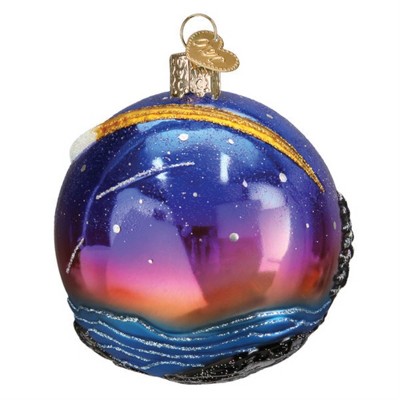 Celestial Stargazing Hand-Painted Glass Hanging Ornament