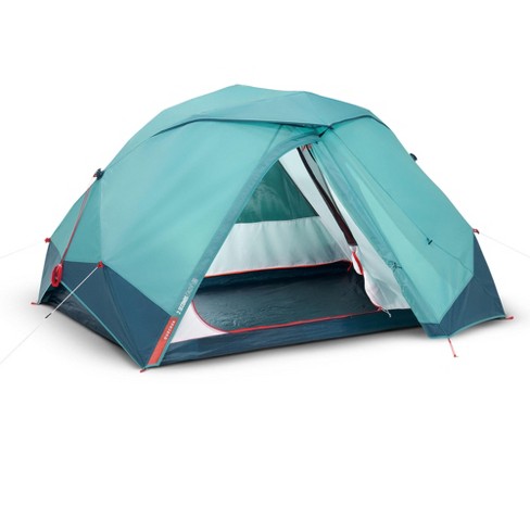 Decathlon Quechua Second Easy Waterproof Pop Up Camping Tent 2 Person, Grey Blue : Target