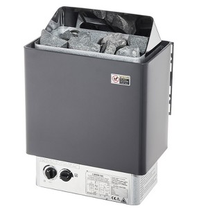 VEVOR Sauna Heater, 6KW 220V Electric Sauna Stove with Built-In Controls, 3h Timer and Adjustable Temp for Max. 176-318 Cubic Feet, Grey - 1 of 4
