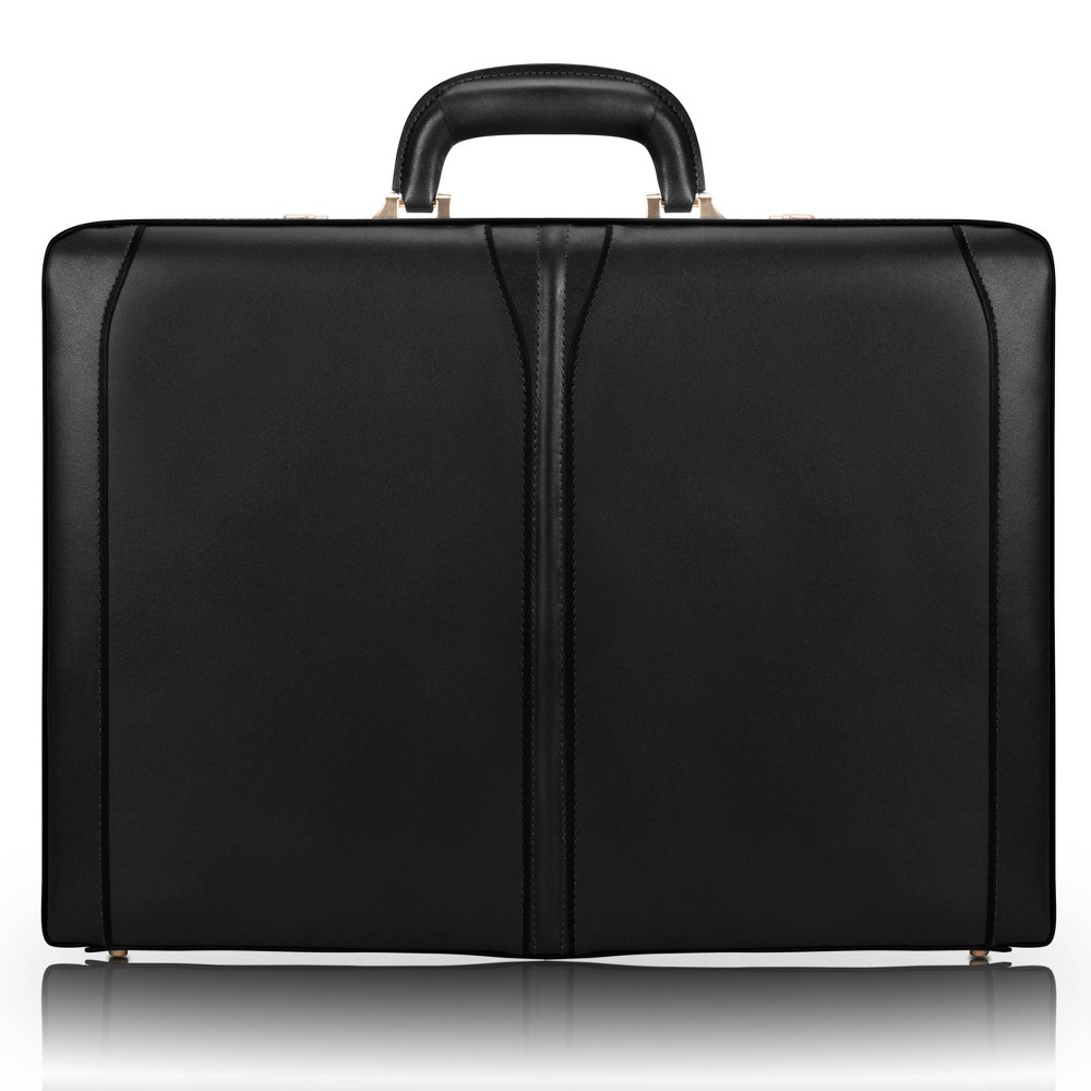Photos - Business Briefcase McKlein Turner Leather 4. Expandable Attache Briefcase - Black