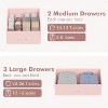 Jojoka 5 Drawers Dresser for Bedroom with Shelf,Chest of Drawers & Storage Drawers - 3 of 4