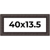 PosterPalooza | Panoramic 3.5" Wide Ornate Brown Frame - UV Acrylic, Foam Board Backing, Hanging Hardware - 2 of 4