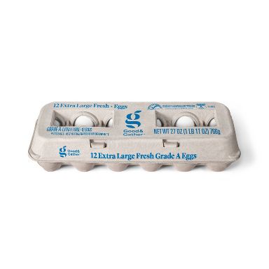 Grade A Extra Large Eggs - 12ct - Good & Gather™