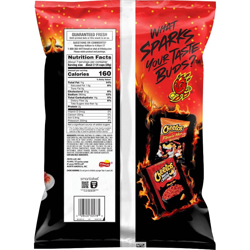Cheetos Flamin Hot Popcorn - 6.5oz, 3 of 8
