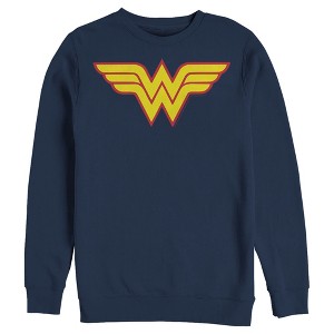 Men's Justice League Two Color Logo Sweatshirt - 1 of 3