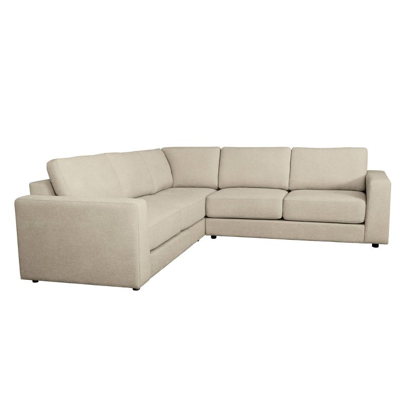 3pc Elizabeth Stain Resistant Fabric Sectional Sofa - Abbyson Living, 4 of 14