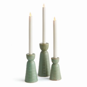 Plum & Post Libbey Taper Candle Holders Set of 3 - 1 of 4