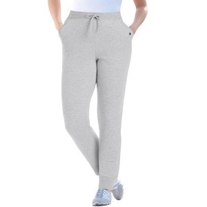 Woman Within Plus Size Tall Better Fleece Jogger Sweatpant - 1 of 4