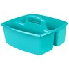 Storex Large Caddy, Teal, Pack of 3 - 2 of 3