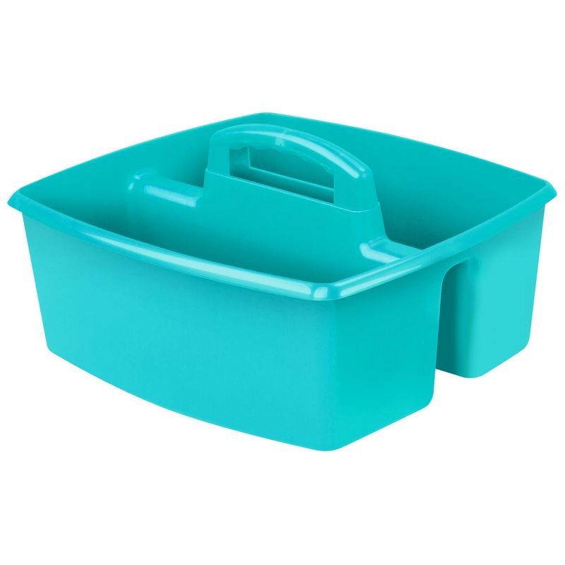 Storex Large Caddy, Teal, Pack of 3, 2 of 3