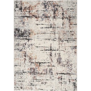 Nourison Motion Dash Indoor Area Rug Ivory Multicolor 5'3" x 7' - 1 of 4
