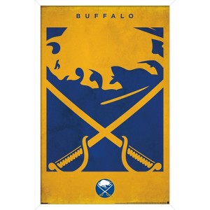 Trends International NHL Buffalo Sabres - Logo 25 Framed Wall Poster Prints - 1 of 4