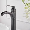 BWE Waterfall Single Hole Single-Handle Vessel Bathroom Faucet With Pop-up Drain Assembly - 3 of 4