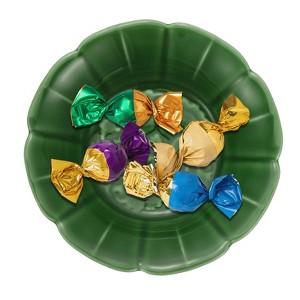 Unique Bargains Ceramic Decorative Lotus Pattern Mini Candy Serving Platter 4.25" - 1 of 4