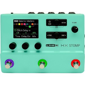 Line 6 HX Stomp Limited-Edition Multi-Effects Pedal Seafoam Green - 1 of 4