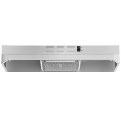 Simzlife Under Cabinet Range Hood 30 inch with 2 Speed Exhaust Fan, 110 volts Stainless Steel Wall Mount Range Hood