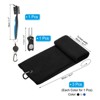 Unique Bargains Microfiber Waffle Golf Towels 3 Pcs with Club Cleaning Brush and Divot Tool 16"x16" - 2 of 4