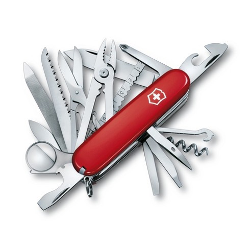  Victorinox Swiss Army Minichamp Pocket Knife, Red