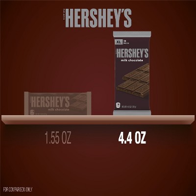 Hershey&#39;s Milk Chocolate Candy Bar XL - 4.4oz