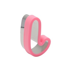 Unique Bargains Biscuit Cutter Medium Candy Cane Cookie Cutter Hand Washable Stainless Steel Plastic 2"x3.1"1.6" 1Pcs - 1 of 4