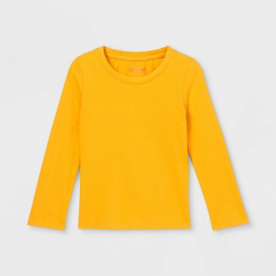 Toddler Girls' Solid Long Sleeve T 