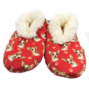Apparel Fawn Chihuahua Slippers Non-Slip Comfy Warm  -  Slippers - 1 of 3