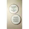 Rustic Hoop Wall Decor Farm Sweet Farm – Set of 2 by Manual Woodworkers and Weavers - 2 of 3