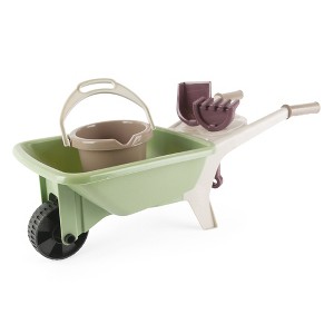 Dantoy: Green Garden - Wheelbarrow Playset - 4 Pieces, Pretend Gardening,Ages 2+ - 1 of 4
