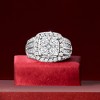 Ross-Simons 2.50 ct. t.w. Diamond Cluster Ring in 14kt White Gold - 4 of 4